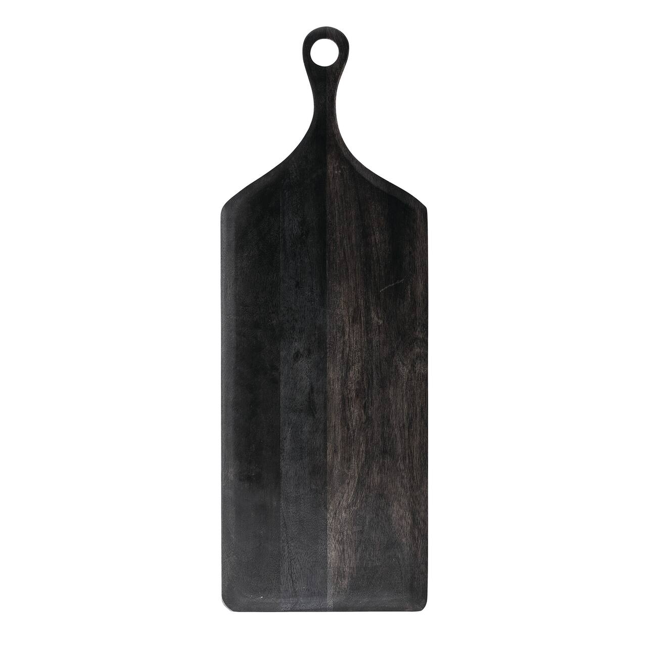 Hello Honey® 28" Black Acacia Wood Tray/Cutting Board